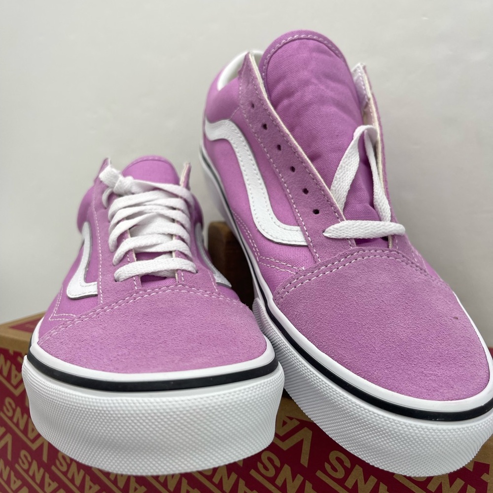 Vans Old Skool
Orchid/True White Sneakers Lavender 
VN0A3WKT3SQ - Picture 5 of 16